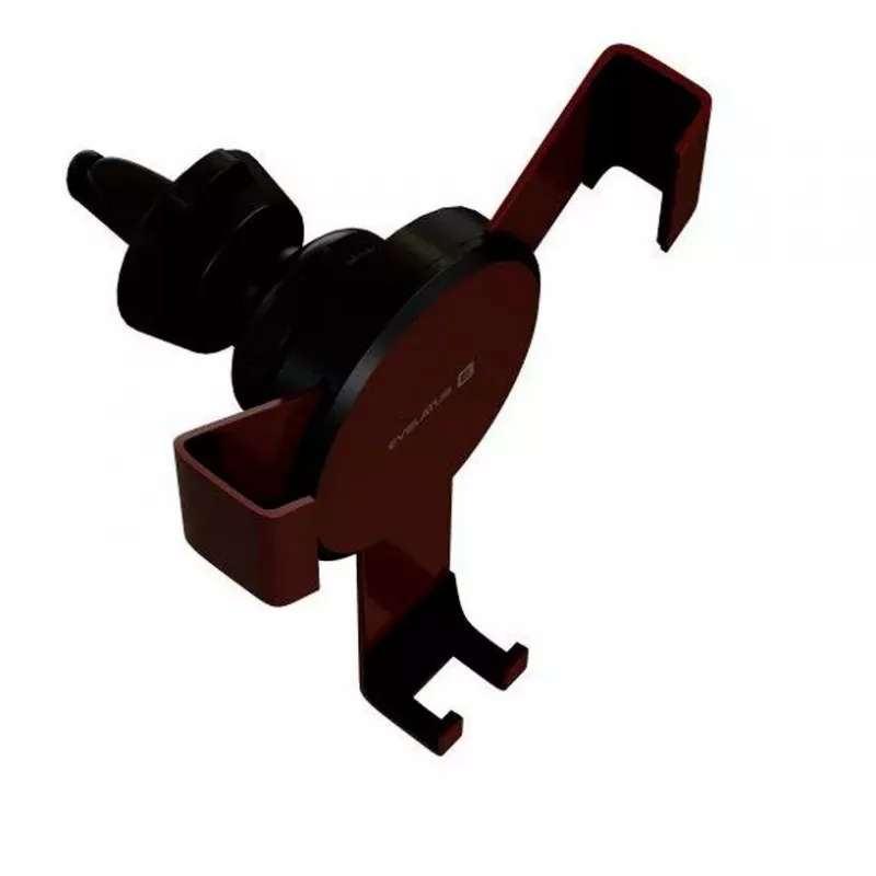 Suporte para Telemóvel ECH03 Evelatus Vermelho - Suporte Universal para Saída de Ar
