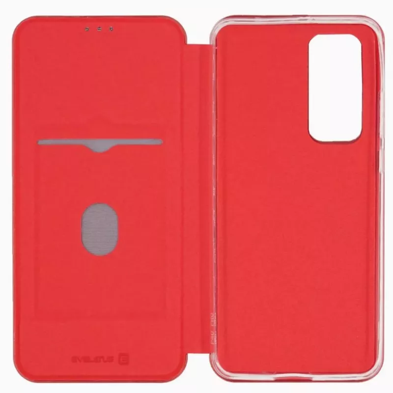 Evelatus Huawei P40 Book Case vermelho-vinho
