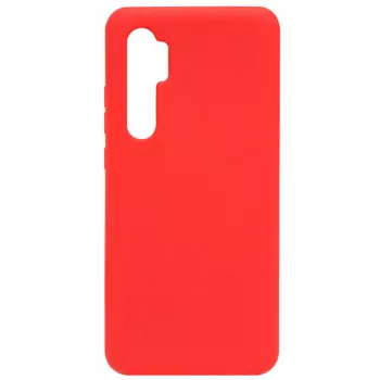 Evelatus capa de silicone Soft Touch para Xiaomi Mi Note 10 Lite vermelho