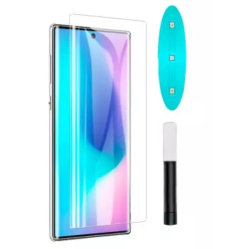 Evelatus película protetora de ecrã em vidro temperado 2D plano com cola especial para Samsung Galaxy Note 20