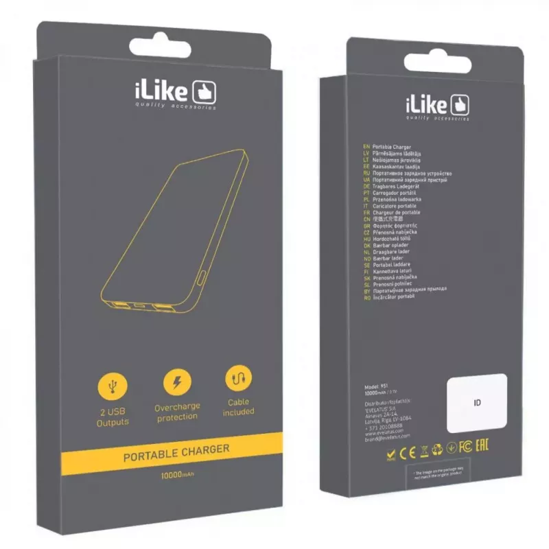iLike power bank 951 10000 mAh branco