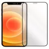 EVELATUS Apple iPhone 12/12 Pro 6,1 polegadas 2.5D Full Cover Japan Glue Glas protetor de ecrã antiestático