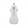 Evelatus Carregador rápido para automóvel QCC03, branco