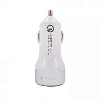 Evelatus Carregador rápido para automóvel QCC03 Branco