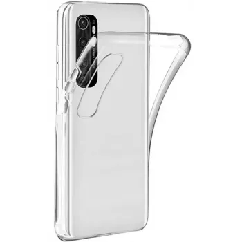EVELATUS Capa de silicone transparente 1,5 mm TPU para Xiaomi Mi Note 10 Lite