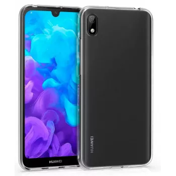 Evelatus Capa de silicone transparente 1,5 mm TPU para Huawei Y5 2019