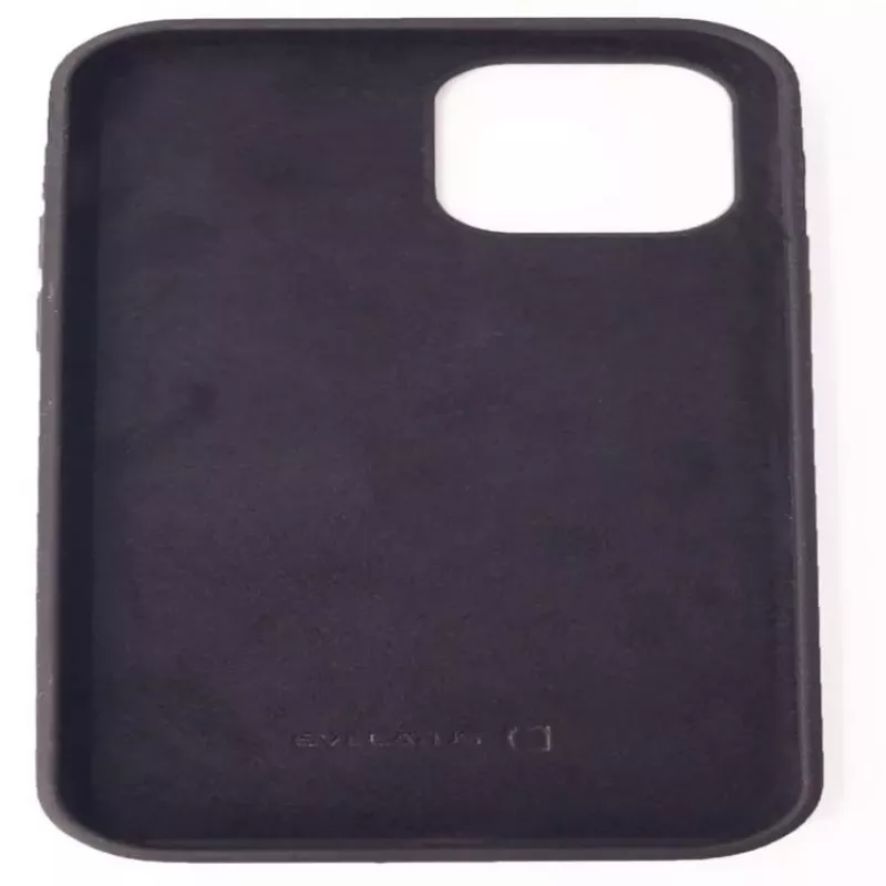 Evelatus Capa de silicone Nano Soft Touch TPU preta para Apple iPhone 12/12 Pro