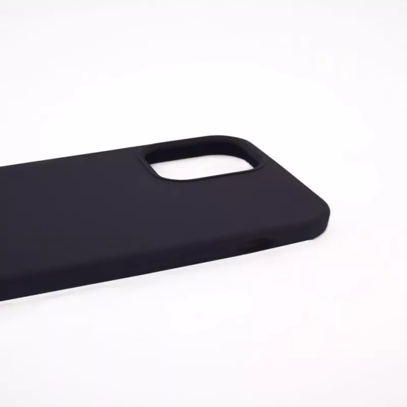 Evelatus Capa de silicone Nano Soft Touch TPU preta para Apple iPhone 12/12 Pro