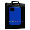 Evelatus Capa de silicone Premium Soft Touch azul para Apple iPhone 12/12 Pro