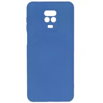 Evelatus Capa de silicone Nano Soft Touch TPU para Xiaomi Redmi Note 9 - Azul