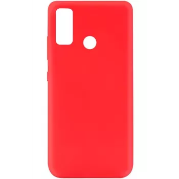 Evelatus Capa de silicone Soft Touch vermelha para Huawei P Smart 2020