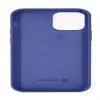 Capa de silicone Premium Soft Touch Evelatus para Apple iPhone 12 Mini Azul-meia-noite