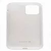 Capa de silicone Premium Soft Touch Evelatus para Apple iPhone 12 mini Branco