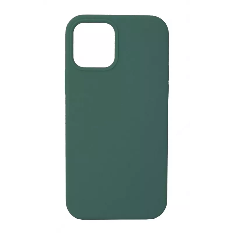 Capa de silicone Premium Soft Touch Evelatus para Apple iPhone 12 mini Verde-pinheiro