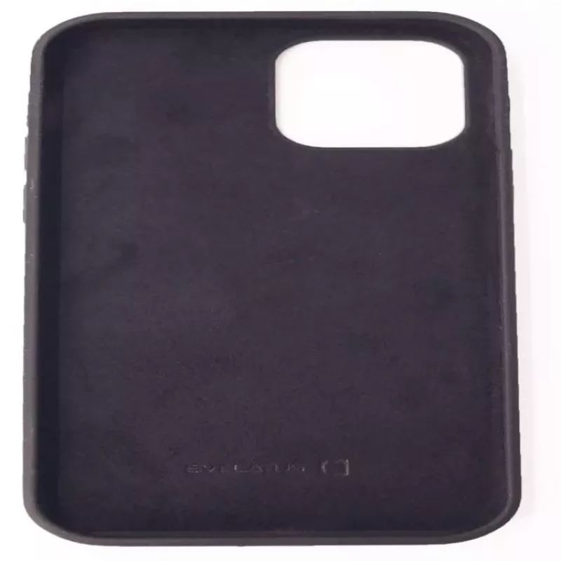 Capa de silicone Premium Soft Touch EVELATUS para Apple iPhone 12/12 Pro Preto