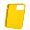 Capa de silicone Premium Soft Touch Evelatus para Apple iPhone 12/12 Pro Amarelo-limão