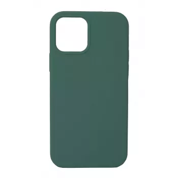 Capa de silicone Premium Soft Touch Evelatus para Apple iPhone 12/12 Pro Verde-pinheiro