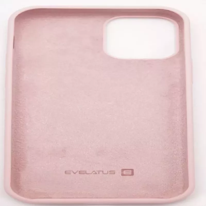 Capa de silicone Premium Soft Touch Evelatus para Apple iPhone 12 Pro Max Areia-pó