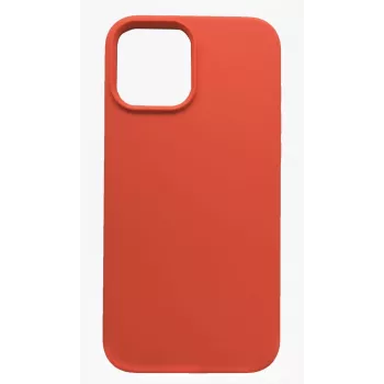 Capa de silicone Premium Soft Touch Evelatus para Apple iPhone 12 Pro Max Laranja