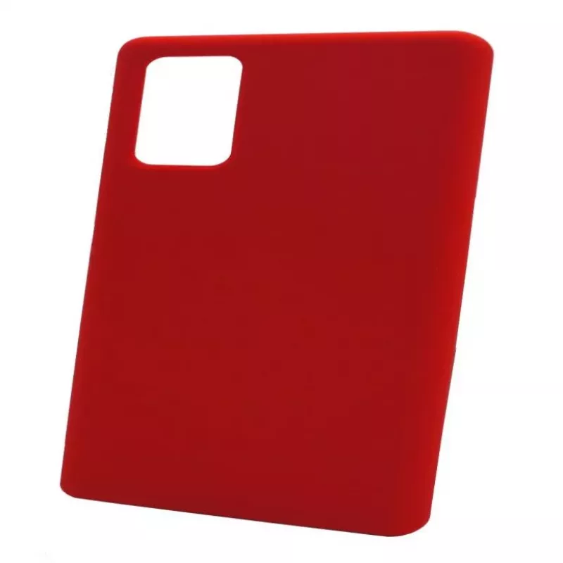 Capa de silicone Premium Soft Touch Evelatus para Samsung Galaxy Note 20 Vermelho