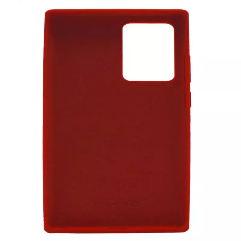 Capa de silicone Premium Soft Touch Evelatus para Samsung Galaxy Note 20 Ultra - Vermelho