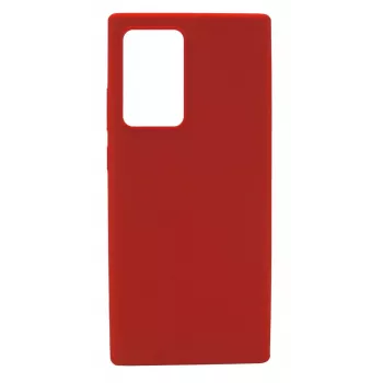 Capa de silicone Premium Soft Touch Evelatus para Samsung Galaxy Note 20 Ultra - Vermelho