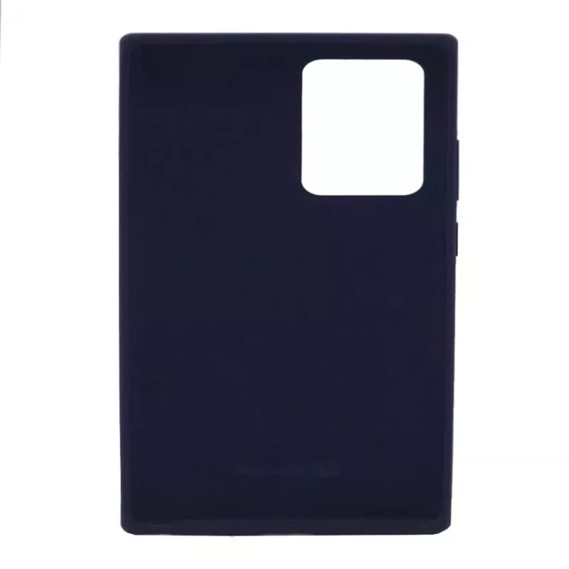 Capa de silicone Premium Soft Touch Evelatus para Samsung Galaxy Note 20 Ultra Azul-meia-noite