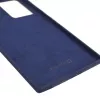 Capa de silicone Premium Soft Touch Evelatus para Samsung Galaxy Note 20 Ultra Azul-meia-noite