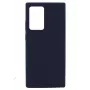 Capa de silicone Premium Soft Touch Evelatus para Samsung Galaxy Note 20 Ultra Azul-meia-noite