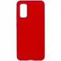 Capa de silicone Premium Soft Touch Evelatus para Samsung Galaxy S20 Vermelho