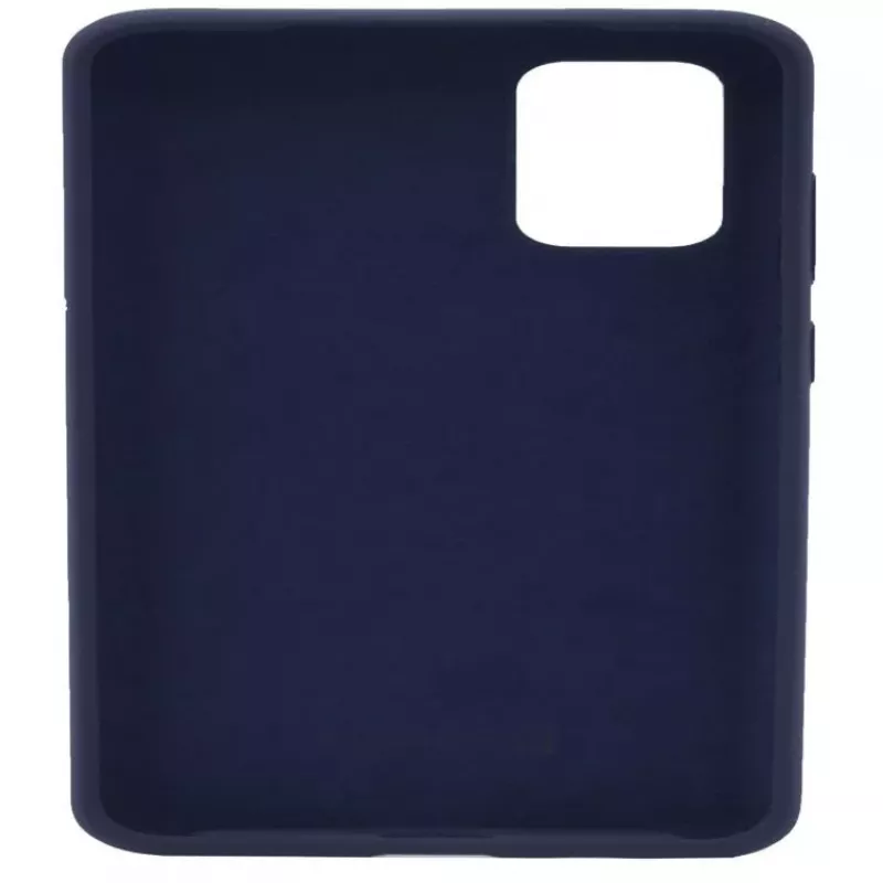 Capa de silicone Premium Soft Touch Evelatus para Samsung Galaxy S20 Plus Azul-meia-noite