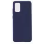 Capa de silicone Premium Soft Touch Evelatus para Samsung Galaxy S20 Plus Azul-meia-noite
