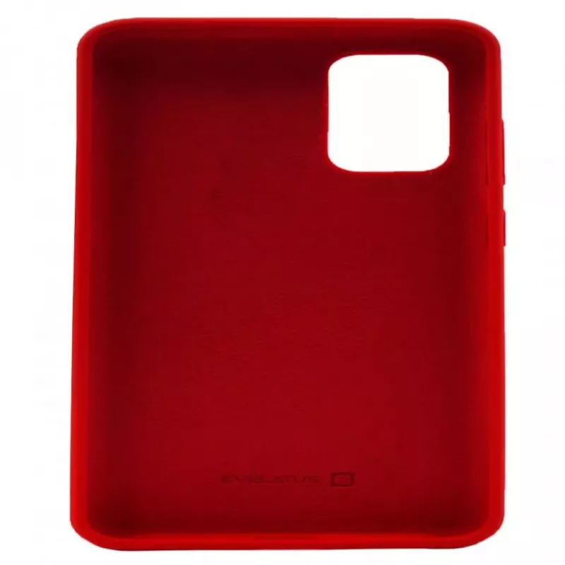 Capa de silicone Premium Soft Touch Evelatus para Samsung Galaxy S20 Plus Vermelho
