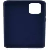 Capa de silicone Premium Soft Touch Evelatus para Samsung Galaxy S20 Ultra Azul-meia-noite