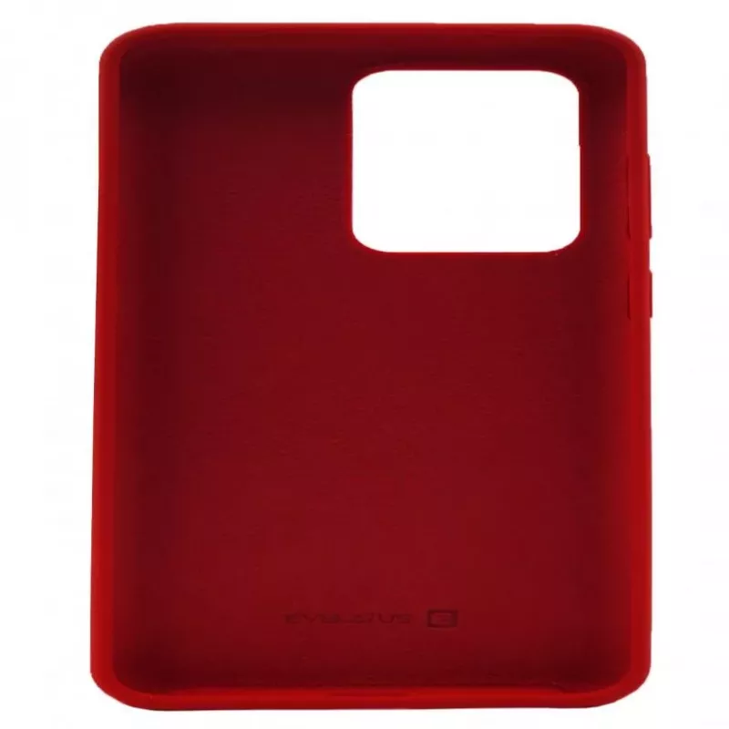 Capa de silicone Premium Soft Touch Evelatus para Samsung Galaxy S20 Ultra Vermelho
