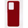 Capa de silicone Premium Soft Touch Evelatus para Samsung Galaxy S20 Ultra Vermelho