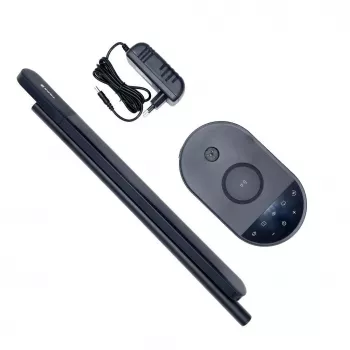 Candeeiro de secretária Evelatus com carregador sem fios EWC07 preto