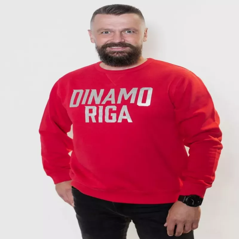 T-shirt Dinamo mulher L DINAMO com estampa metálica vermelha branca