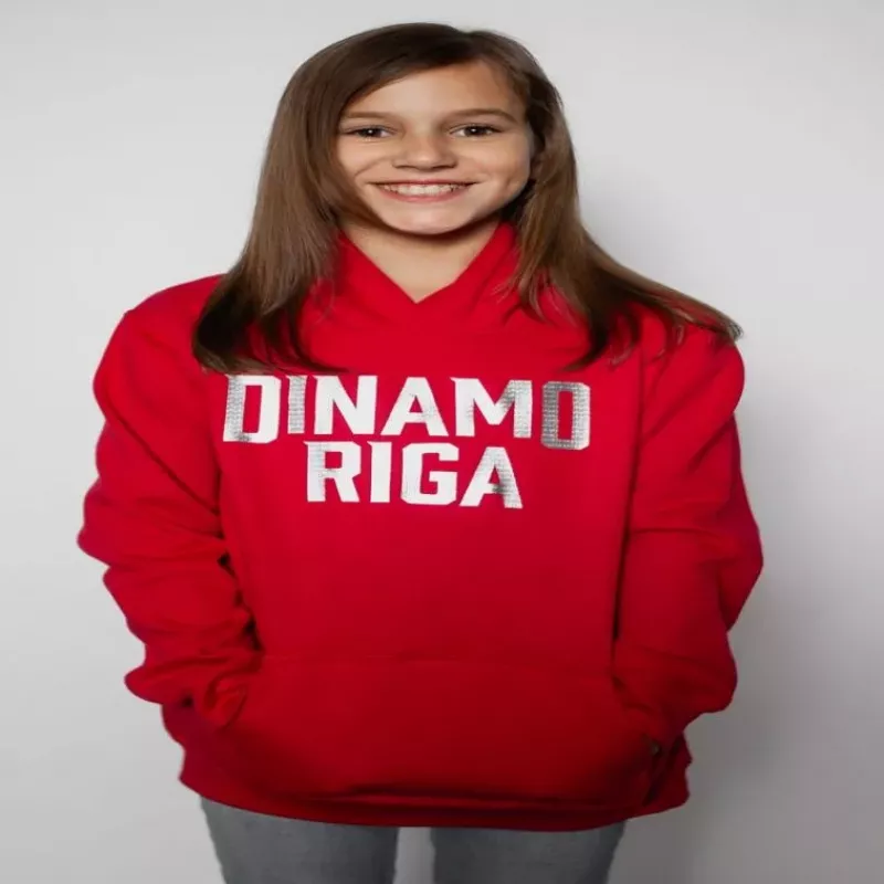 Sweatshirt com capuz Dinamo criança 4Y vermelho