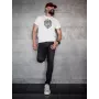 T-shirt Dinamo homem «DINAMO» com estampa preta XXL branca