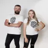 T-shirt Dinamo mulher DINAMO com estampa preta XS branca