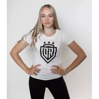 T-shirt Dinamo mulher DINAMO com estampa preta XS branca