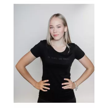 T-shirt Dinamo mulher com estampa metálica preta XS preta