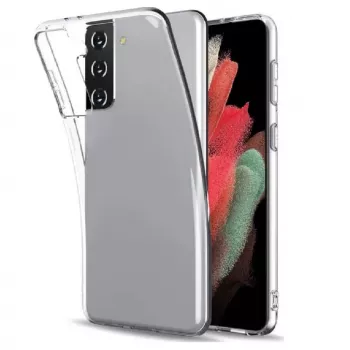Capa de silicone transparente Evelatus para Samsung Galaxy S21 Ultra 1,5mm TPU transparente