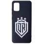 Capa de silicone Soft Touch Evelatus para Samsung Galaxy A41 DR Logo N1 branca