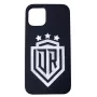Capa de silicone Soft Touch Evelatus para iPhone 12 Pro DR Logo N1 branca preta