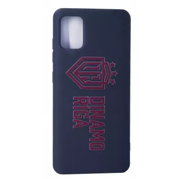 Capa de silicone Soft Touch Evelatus para Samsung Galaxy A41 DR Logo N3 vermelha preta