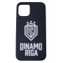 Capa de silicone Soft Touch Evelatus para iPhone 12 Pro DR Logo N4 branca preta