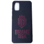 Capa de silicone Soft Touch Evelatus para Samsung Galaxy A41 DR Logo N4 vermelha preta