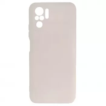 Evelatus Capa de silicone Nano Soft Touch TPU para Xiaomi Redmi Note 10S / Poco M5s - bege